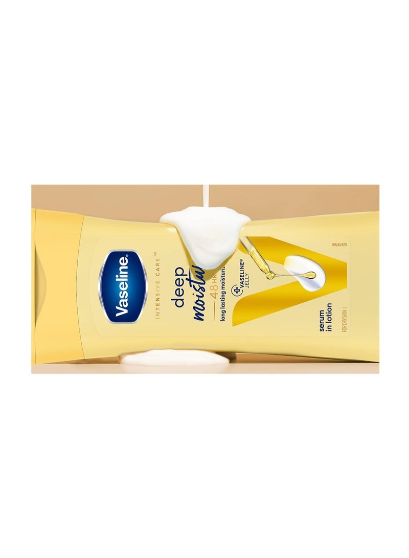 Vaseline Intensive Care Deep Moisture Body Lotion 200 ml (Pack of 2) - Image 3